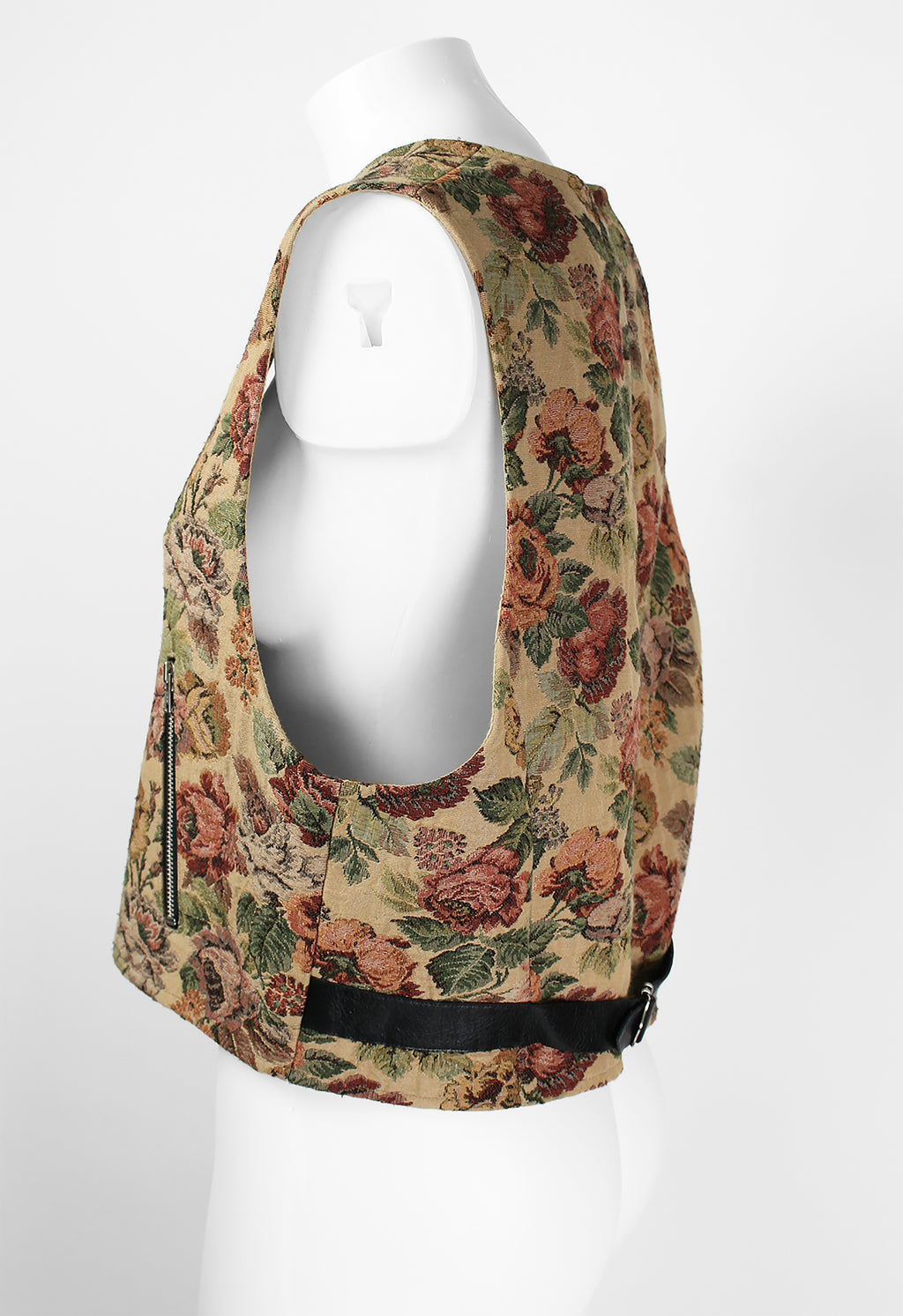 JUNYA WATANABE SS 1993 WIDE GOBELIN FLORAL WAISTCOAT