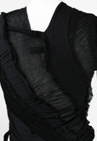 JUNYA WATANABE SS 2006 BLACK RECONSTRUCTED TIGHTS TOP