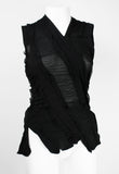 JUNYA WATANABE SS 2006 BLACK RECONSTRUCTED TIGHTS TOP