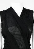 JUNYA WATANABE SS 2006 BLACK RECONSTRUCTED TIGHTS TOP