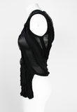 JUNYA WATANABE SS 2006 BLACK RECONSTRUCTED TIGHTS TOP