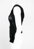 JUNYA WATANABE SS 2006 BLACK RECONSTRUCTED TIGHTS TOP