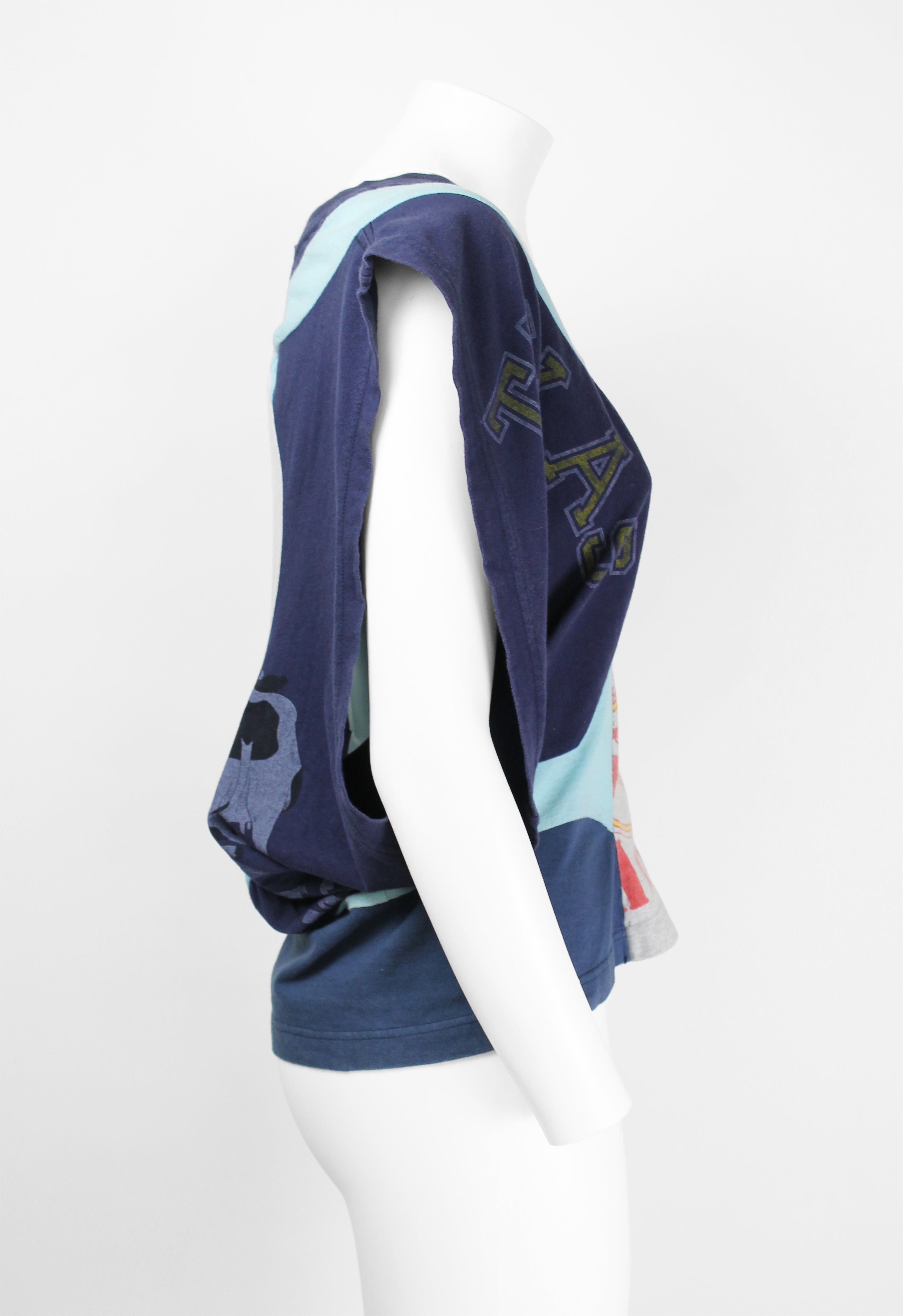 JUNYA WATANABE SS 2005 RECONSTRUCTED VINTAGE TSHIRT TOP