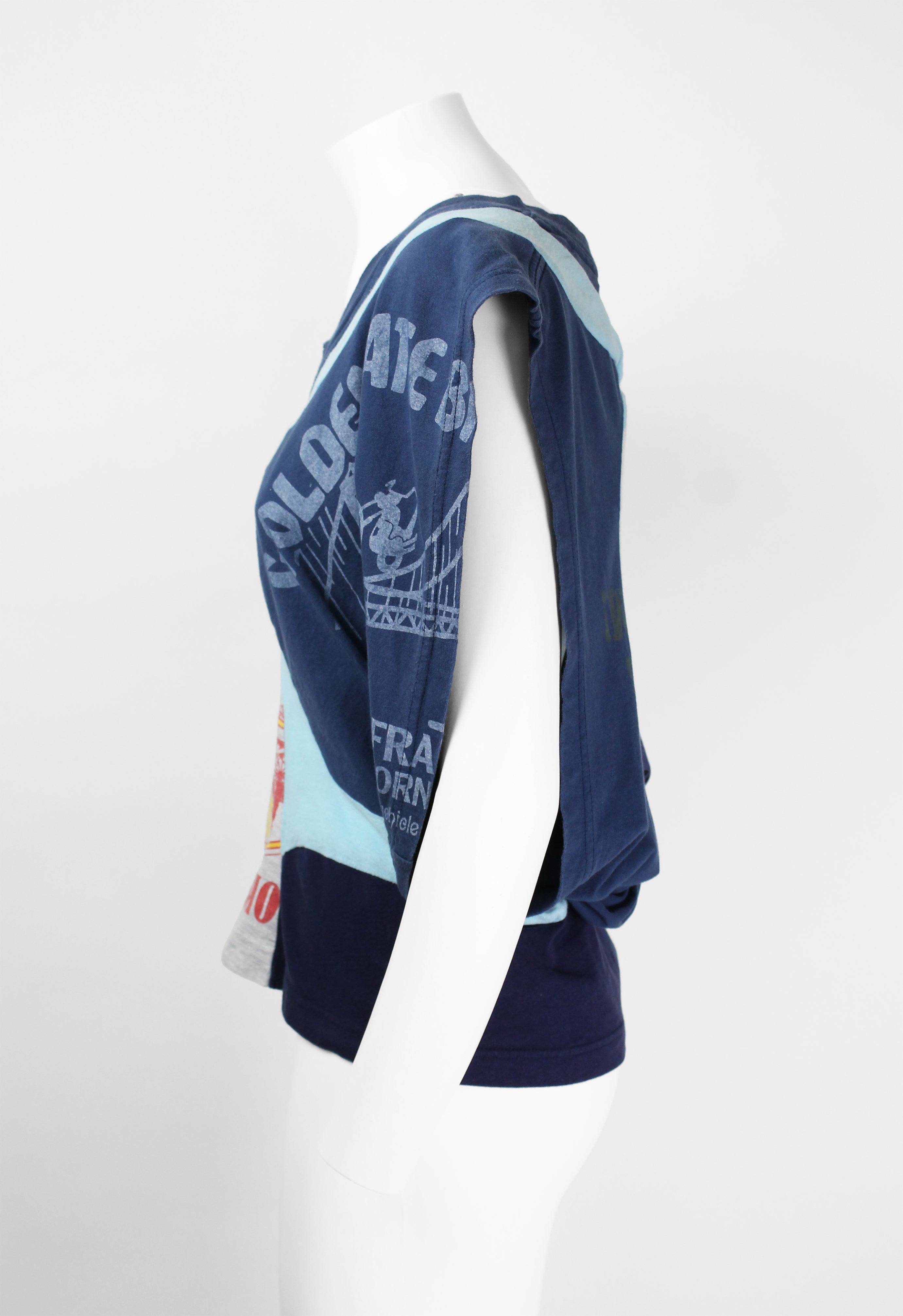 JUNYA WATANABE SS 2005 RECONSTRUCTED VINTAGE TSHIRT TOP