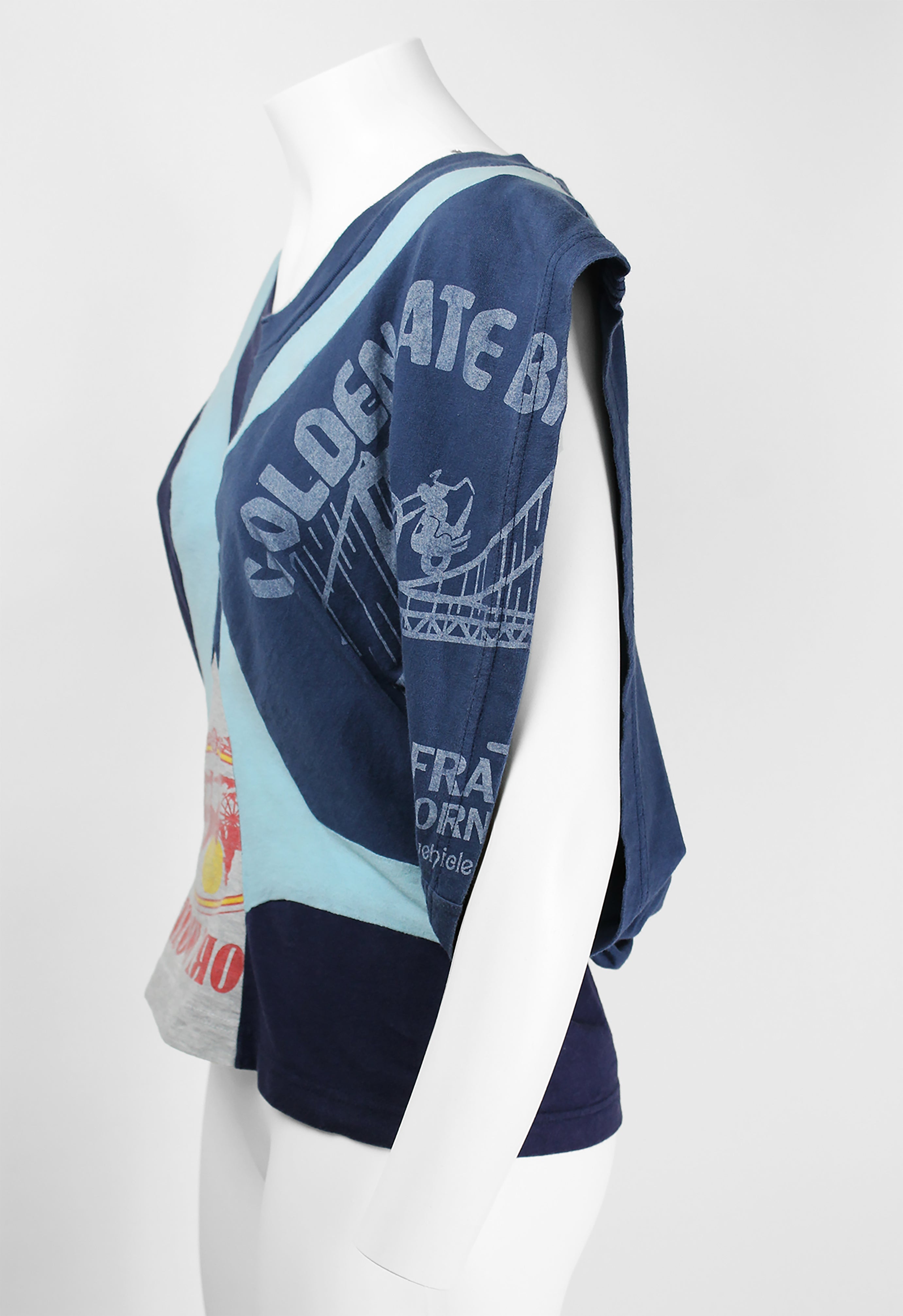 JUNYA WATANABE SS 2005 RECONSTRUCTED VINTAGE TSHIRT TOP