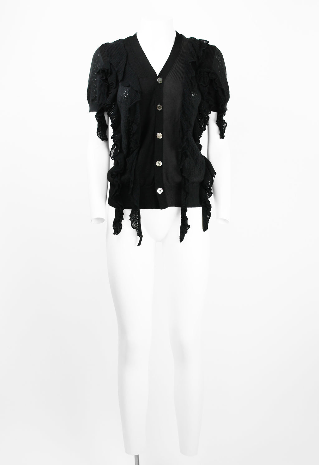 JUNYA WATANABE SS 2007 RECONSTRUCTED FRILL TOP