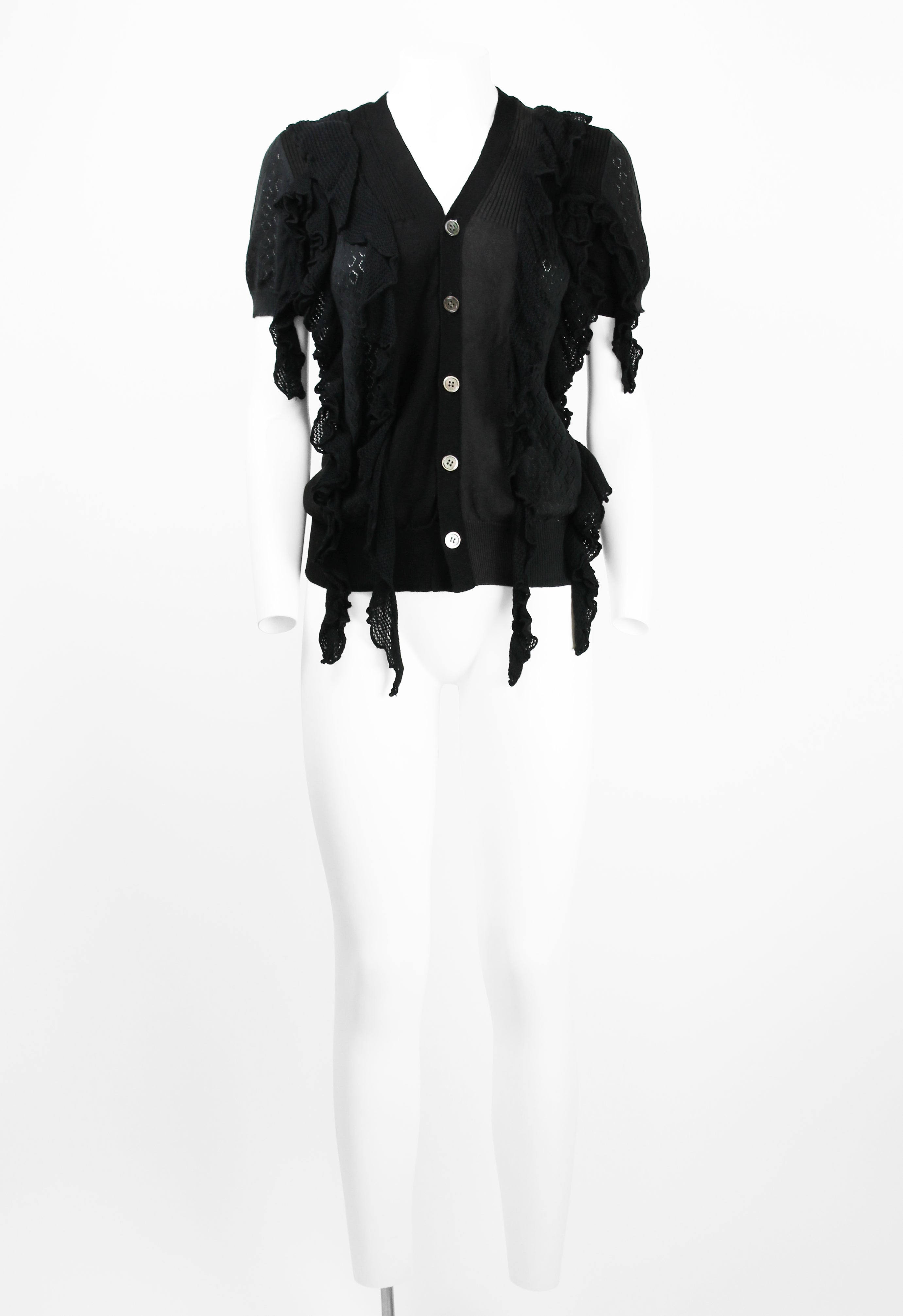 JUNYA WATANABE SS 2007 RECONSTRUCTED FRILL TOP