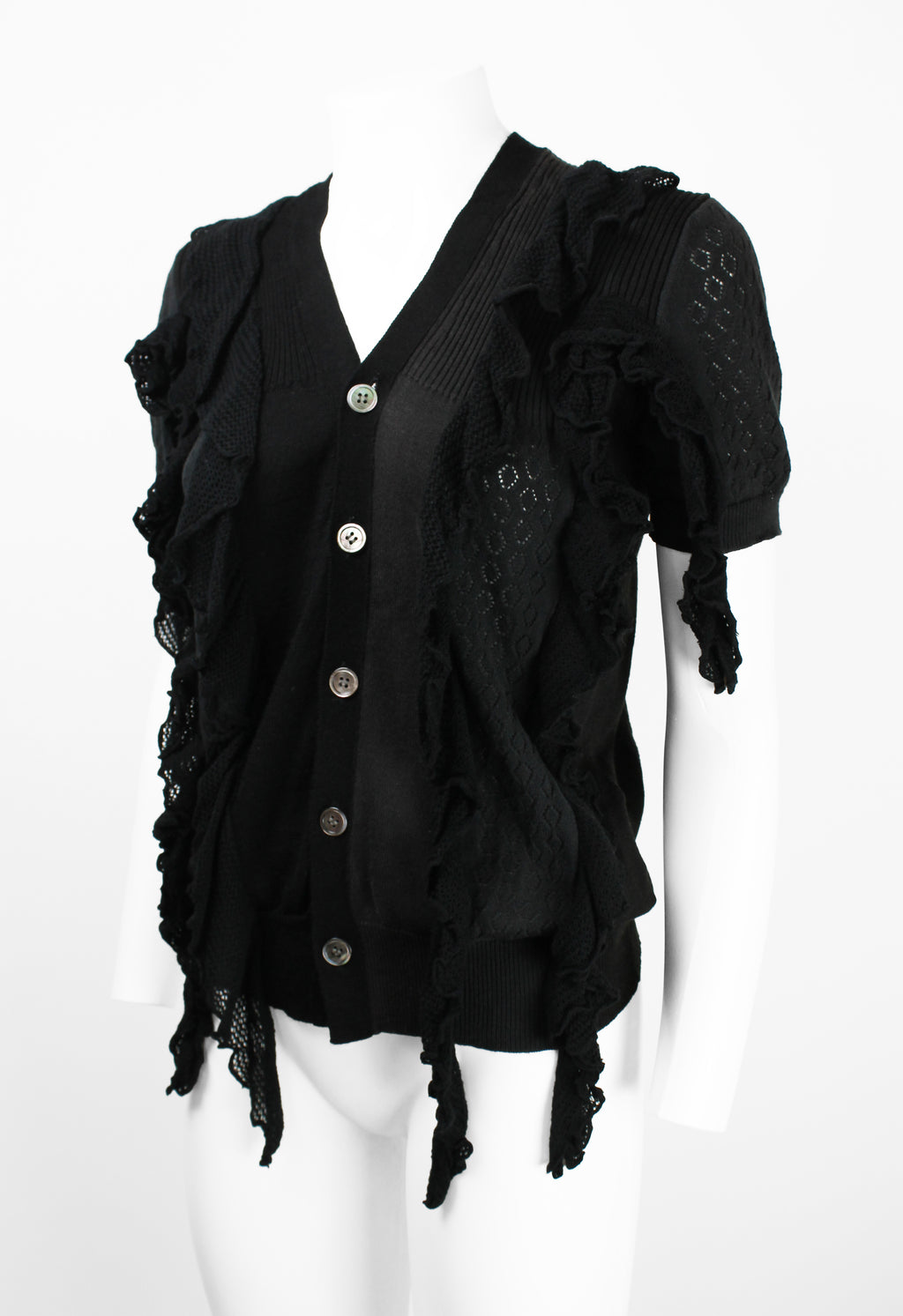 JUNYA WATANABE SS 2007 RECONSTRUCTED FRILL TOP