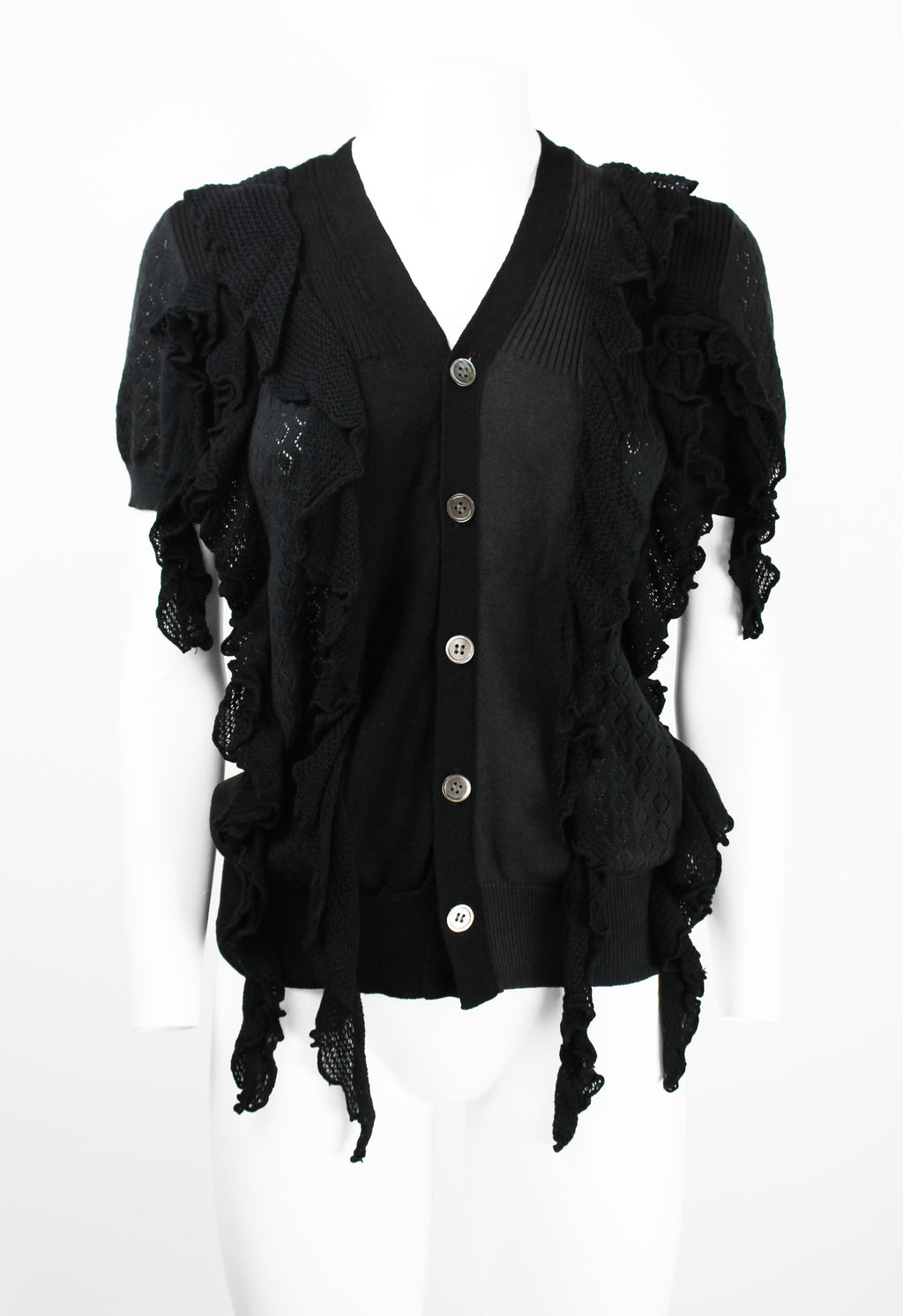 JUNYA WATANABE SS 2007 RECONSTRUCTED FRILL TOP