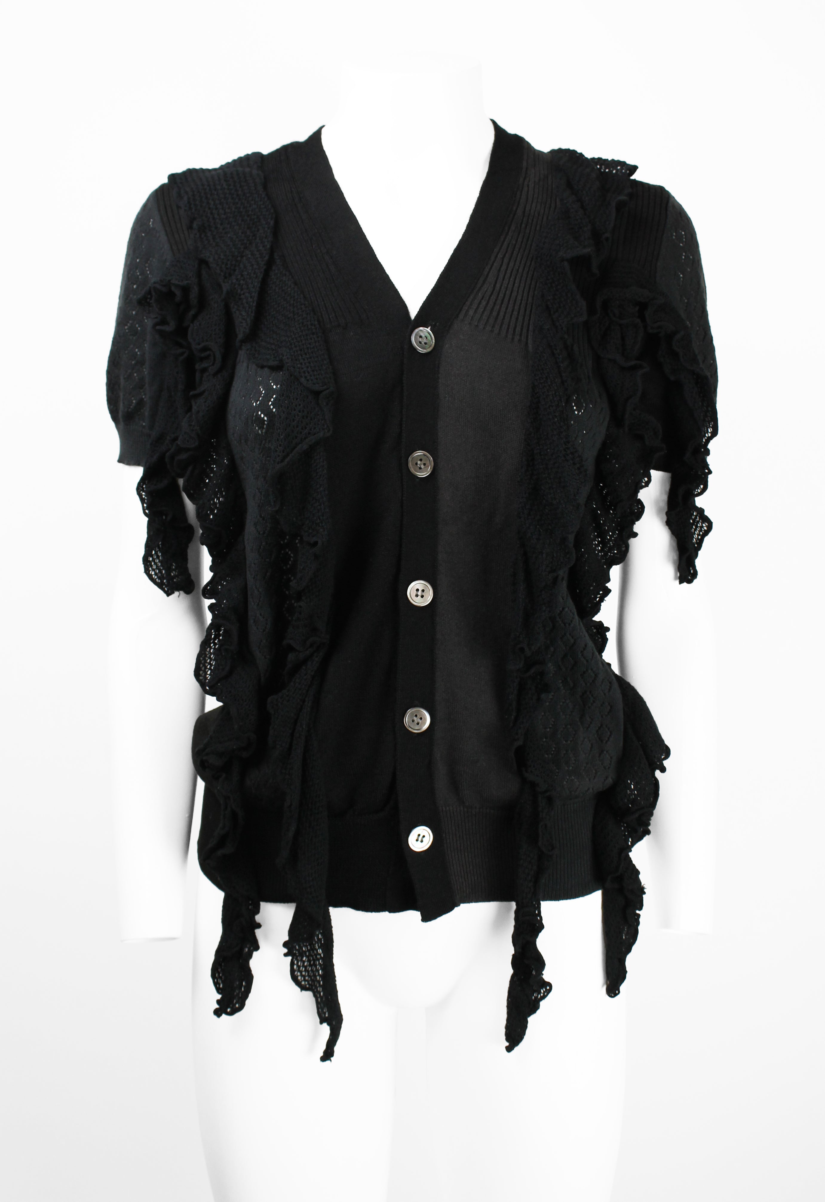 JUNYA WATANABE SS 2007 RECONSTRUCTED FRILL TOP