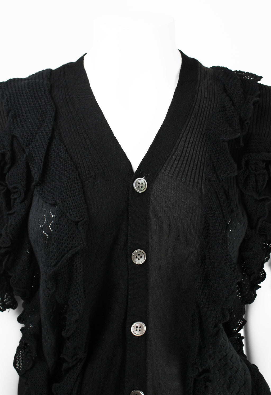 JUNYA WATANABE SS 2007 RECONSTRUCTED FRILL TOP