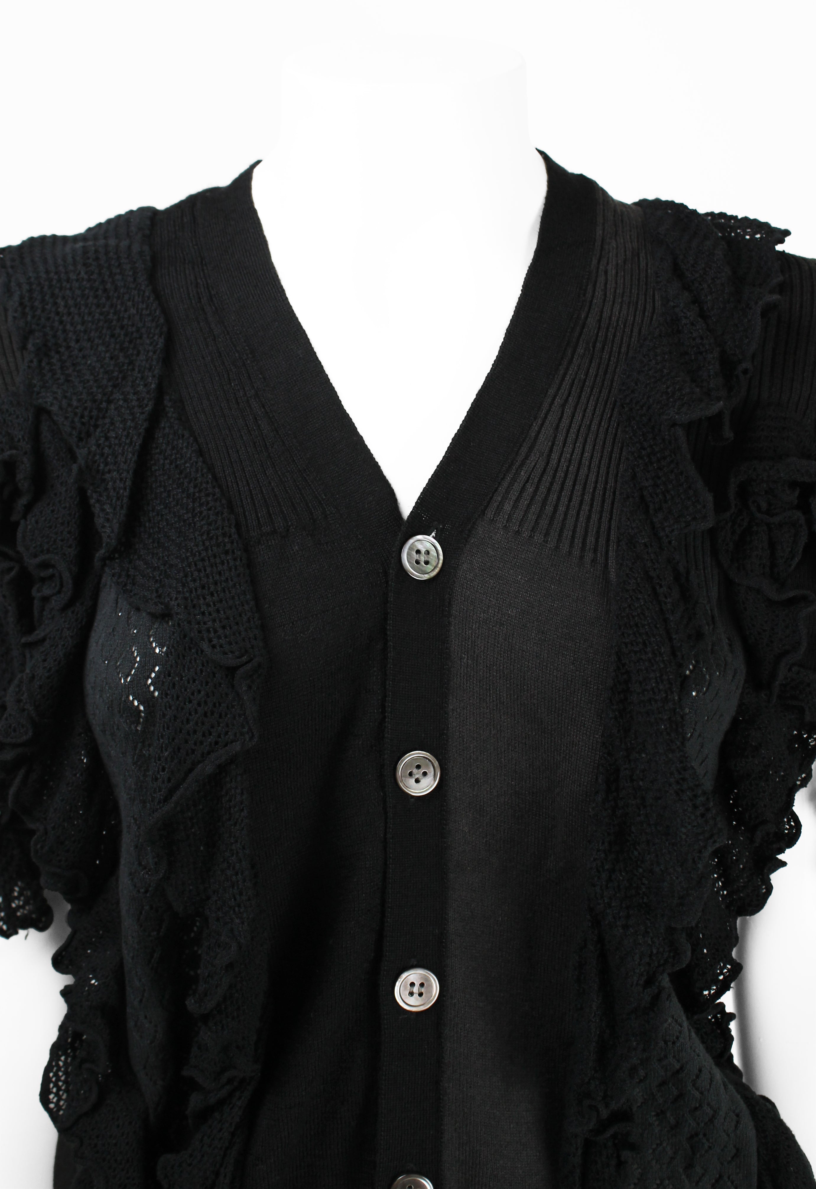 JUNYA WATANABE SS 2007 RECONSTRUCTED FRILL TOP