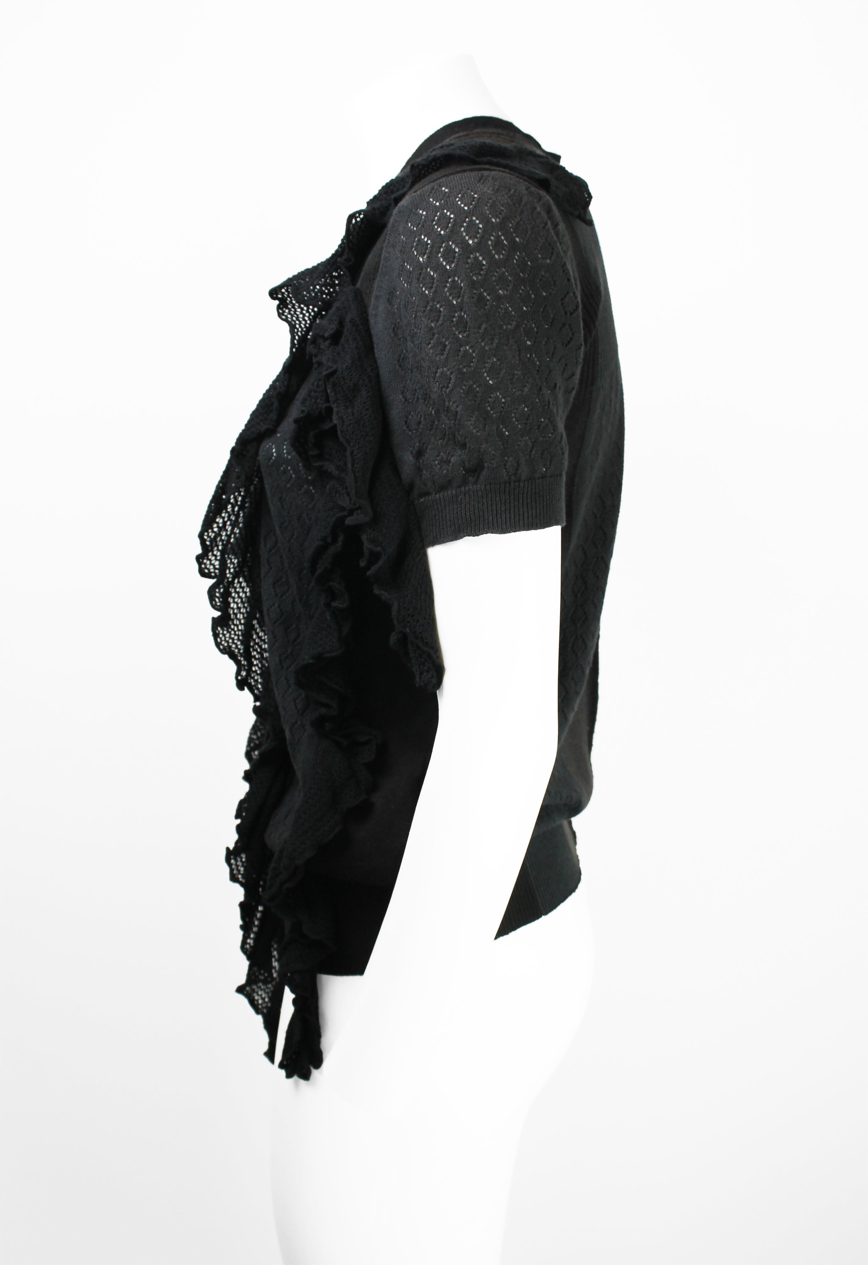 JUNYA WATANABE SS 2007 RECONSTRUCTED FRILL TOP