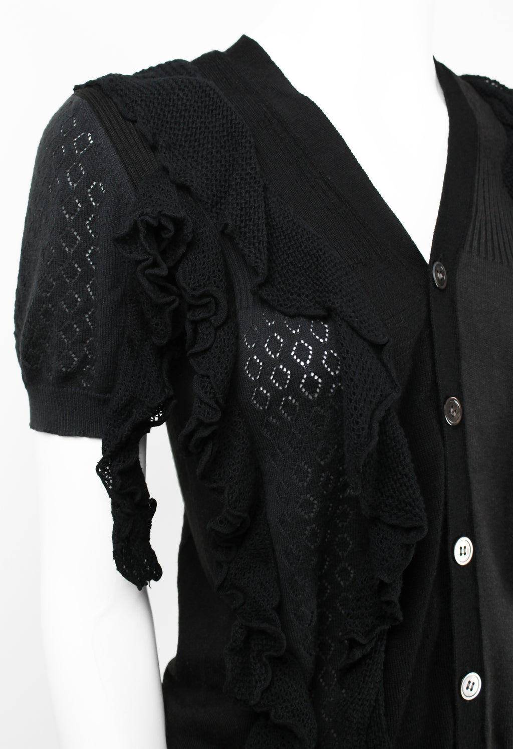 JUNYA WATANABE SS 2007 RECONSTRUCTED FRILL TOP