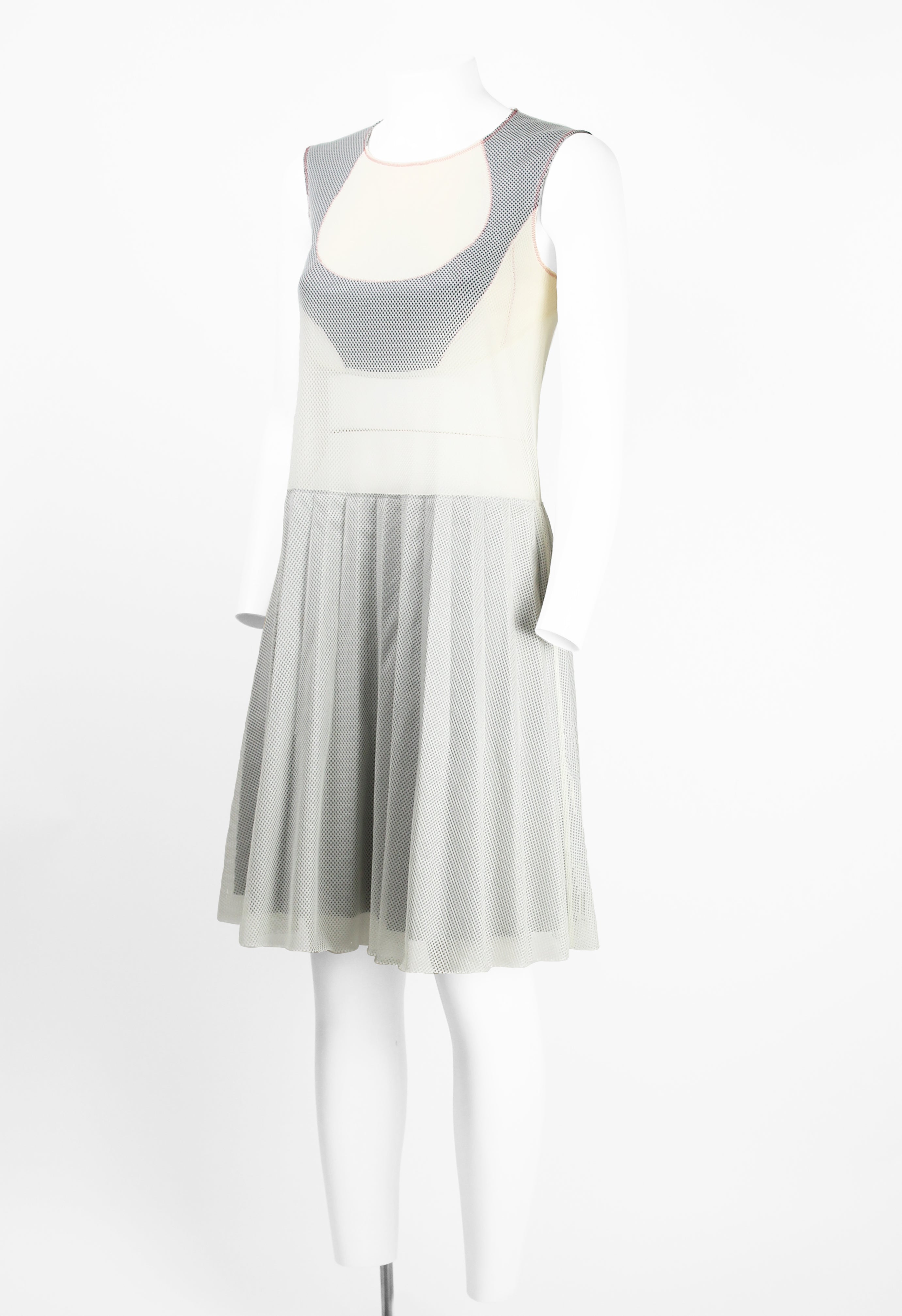 JUNYA WATANABE SS 2013 LAYERED MESH BUSTIER DRESS