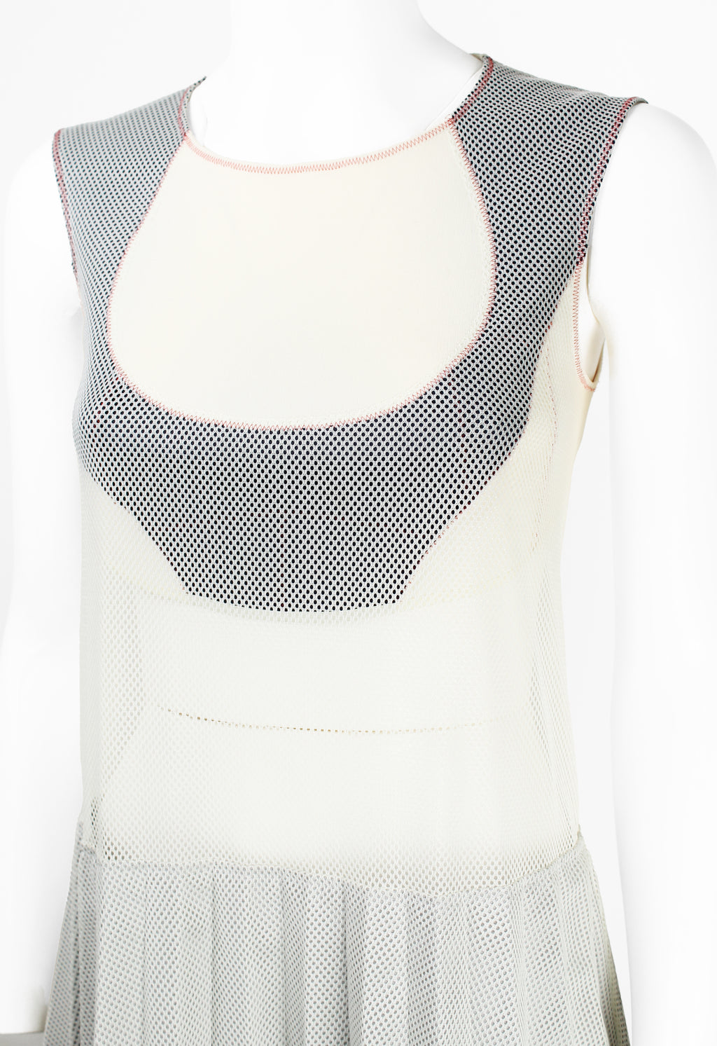JUNYA WATANABE SS 2013 LAYERED MESH BUSTIER DRESS