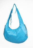 JUNYA WATANABE LARGE BLUE LEATHER TASSEL BAG