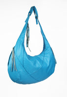 JUNYA WATANABE LARGE BLUE LEATHER TASSEL BAG