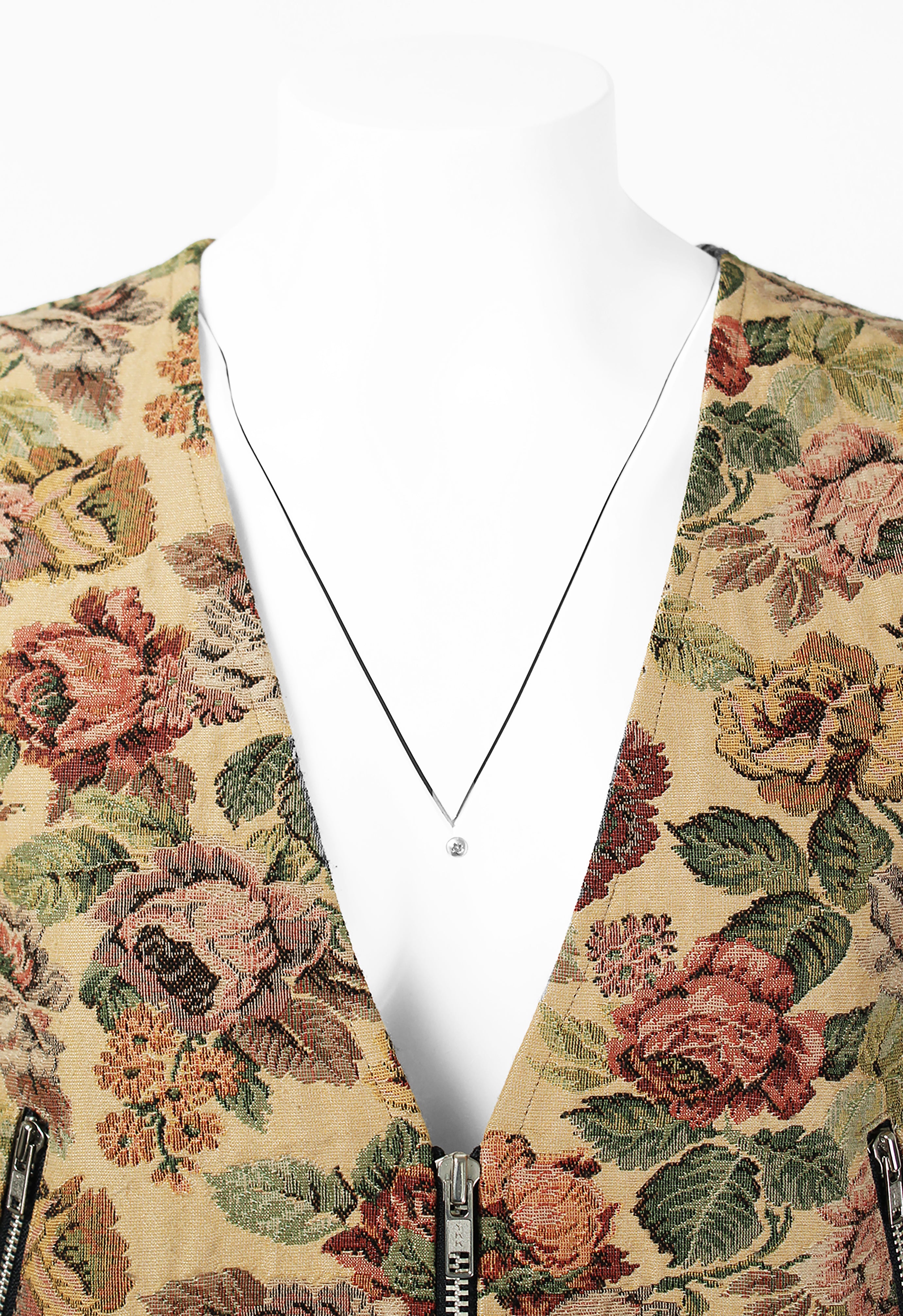 JUNYA WATANABE SS 1993 WIDE GOBELIN FLORAL WAISTCOAT