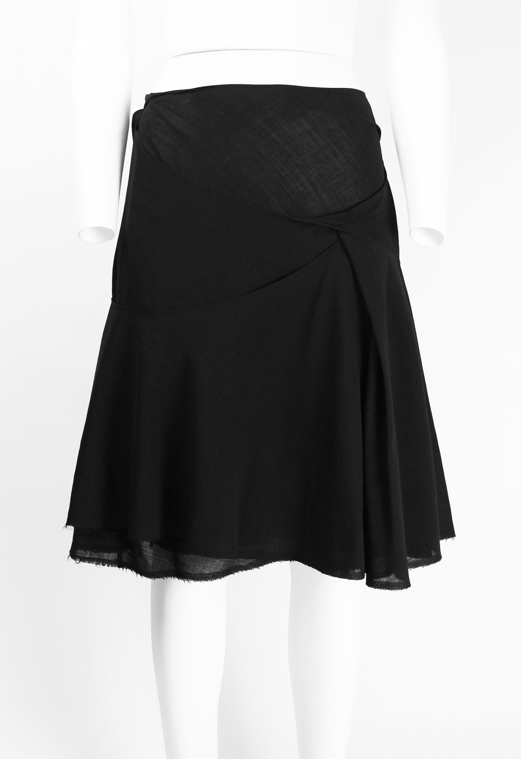 JUNYA WATANABE SS 2004 SHEER LAYERED ASYMMETRICAL SKIRT