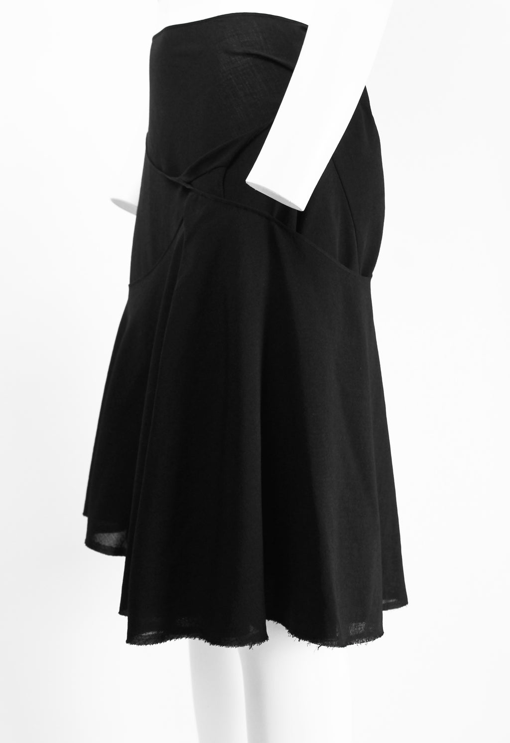 JUNYA WATANABE SS 2004 SHEER LAYERED ASYMMETRICAL SKIRT