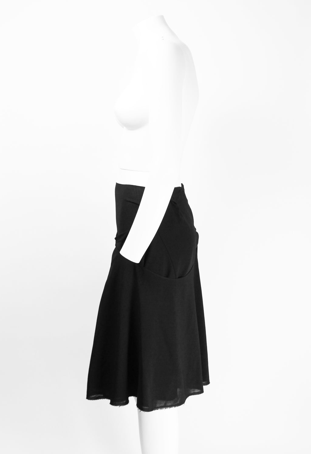 JUNYA WATANABE SS 2004 SHEER LAYERED ASYMMETRICAL SKIRT