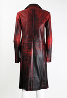 JUNYA WATANABE FW 1996 CRACKED LEATHER COAT