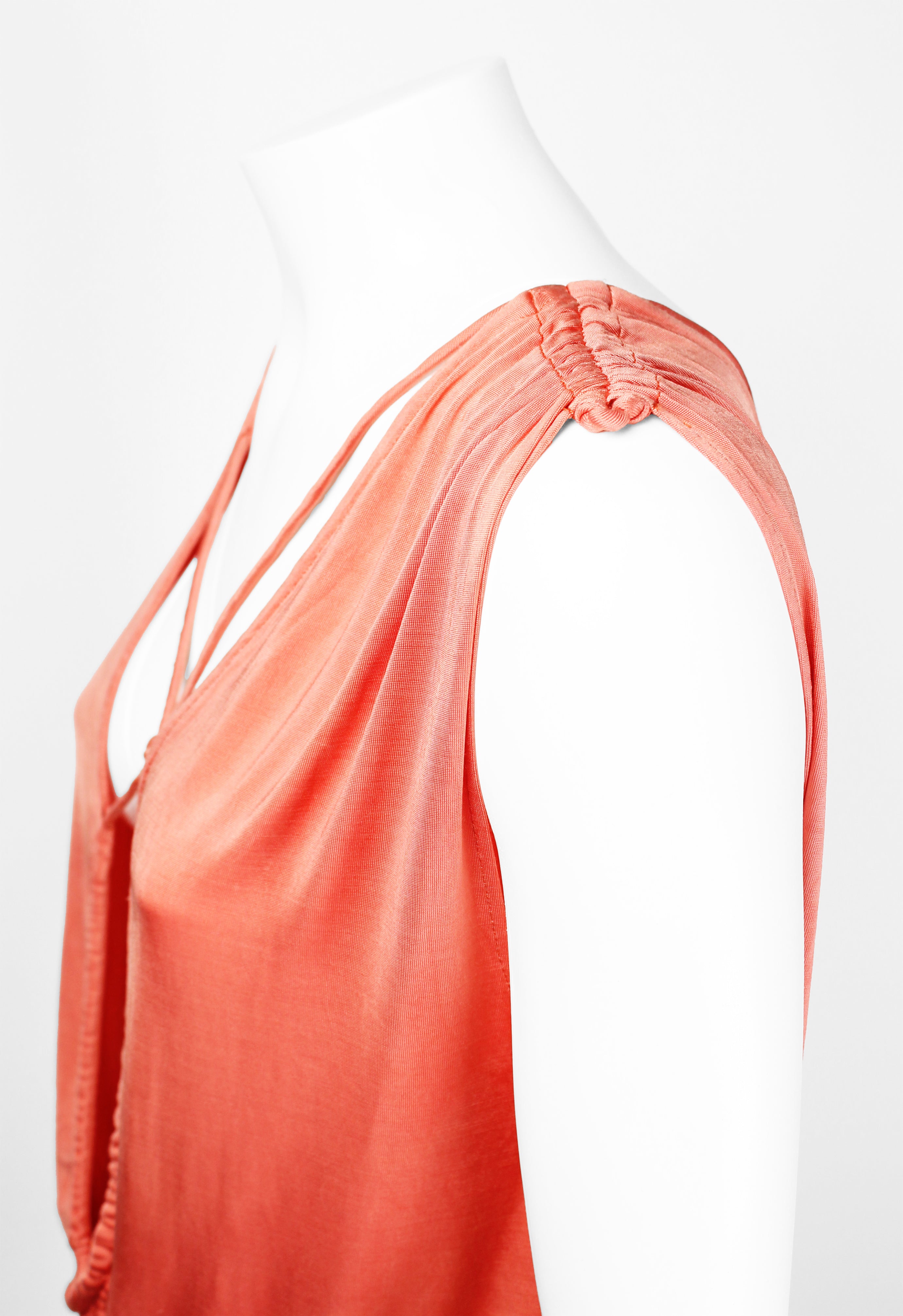 MAISON MARTIN MARGIELA SS 2008 ASYMMETRIC STRAP OPEN TOP
