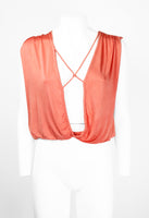 MAISON MARTIN MARGIELA SS 2008 ASYMMETRIC STRAP OPEN TOP
