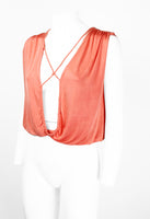 MAISON MARTIN MARGIELA SS 2008 ASYMMETRIC STRAP OPEN TOP