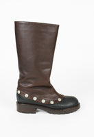 MARNI PRE-FALL 2009 STUDDED GAITER BOOTS