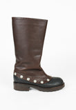 MARNI PRE-FALL 2009 STUDDED GAITER BOOTS