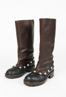 MARNI PRE-FALL 2009 STUDDED GAITER BOOTS