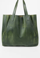 MARNI GREEN PAINTED LEATHER BAG