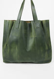 MARNI GREEN PAINTED LEATHER BAG