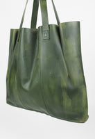 MARNI GREEN PAINTED LEATHER BAG