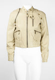 MARNI SS 2003 TRANSFORMABLE LEATHER BOMBER JACKET