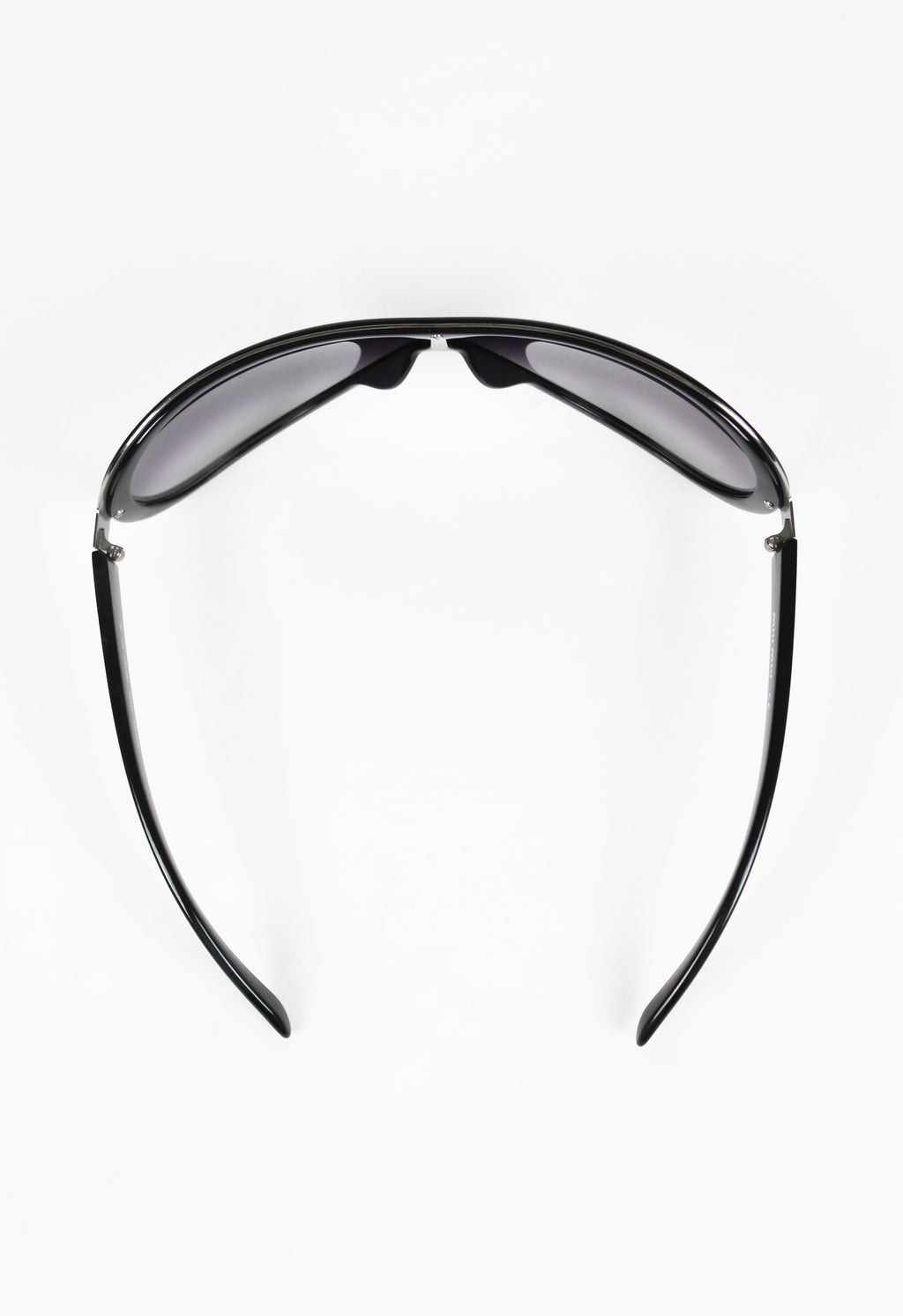 MIU MIU BLACK SHIELD SUNGLASSES