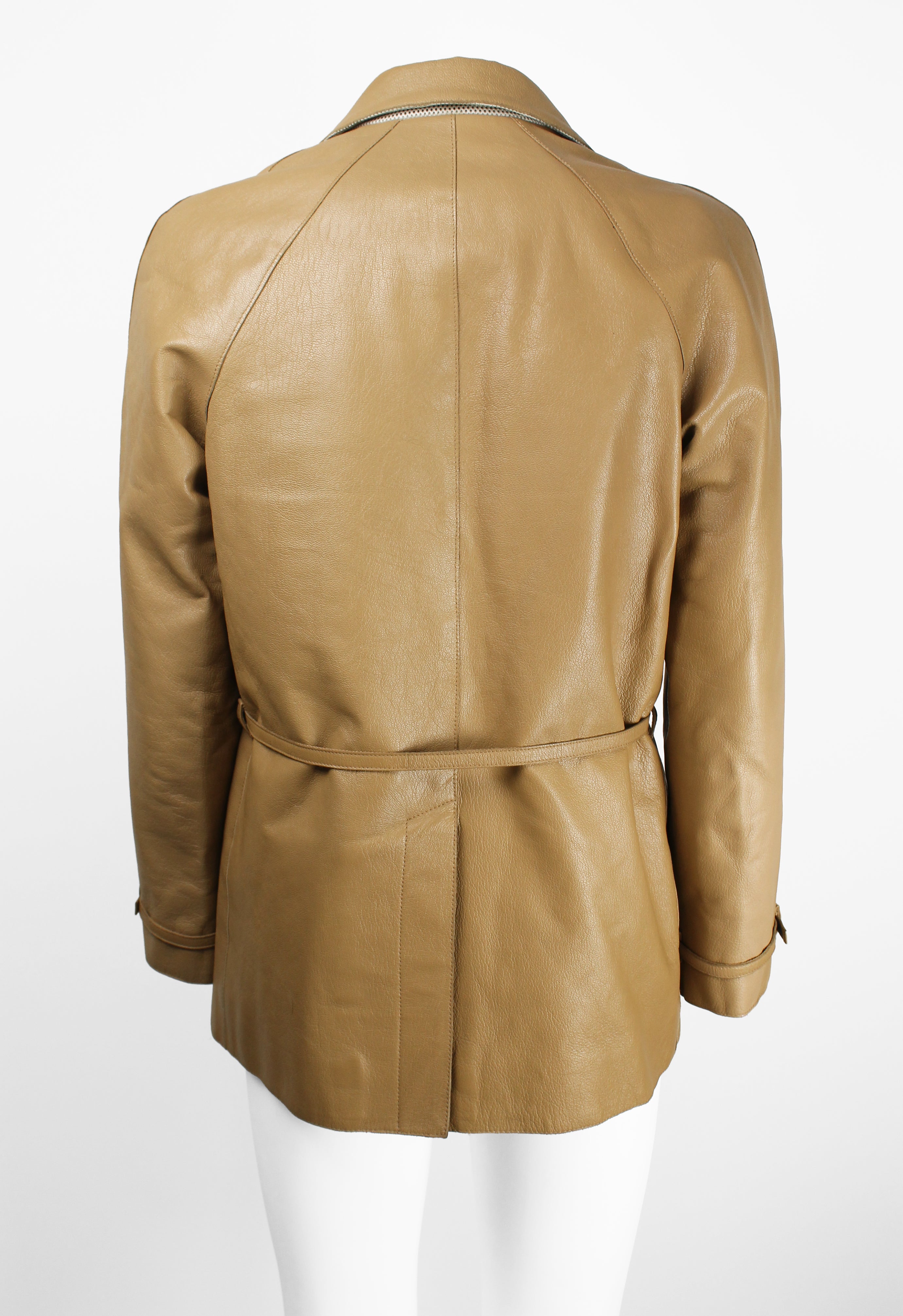 MIU MIU FW 1999 BELTED LEATHER JACKET