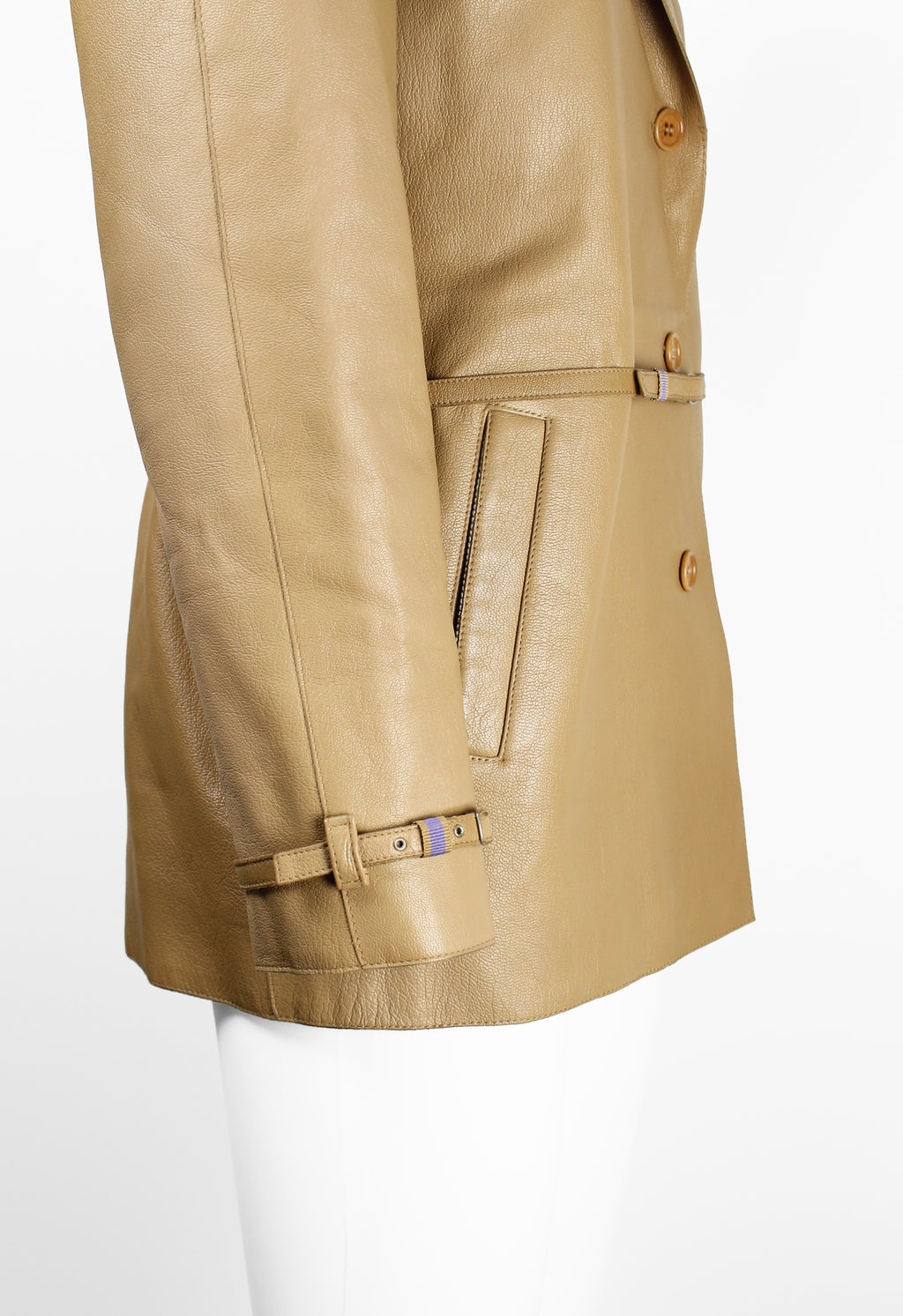 MIU MIU FW 1999 BELTED LEATHER JACKET