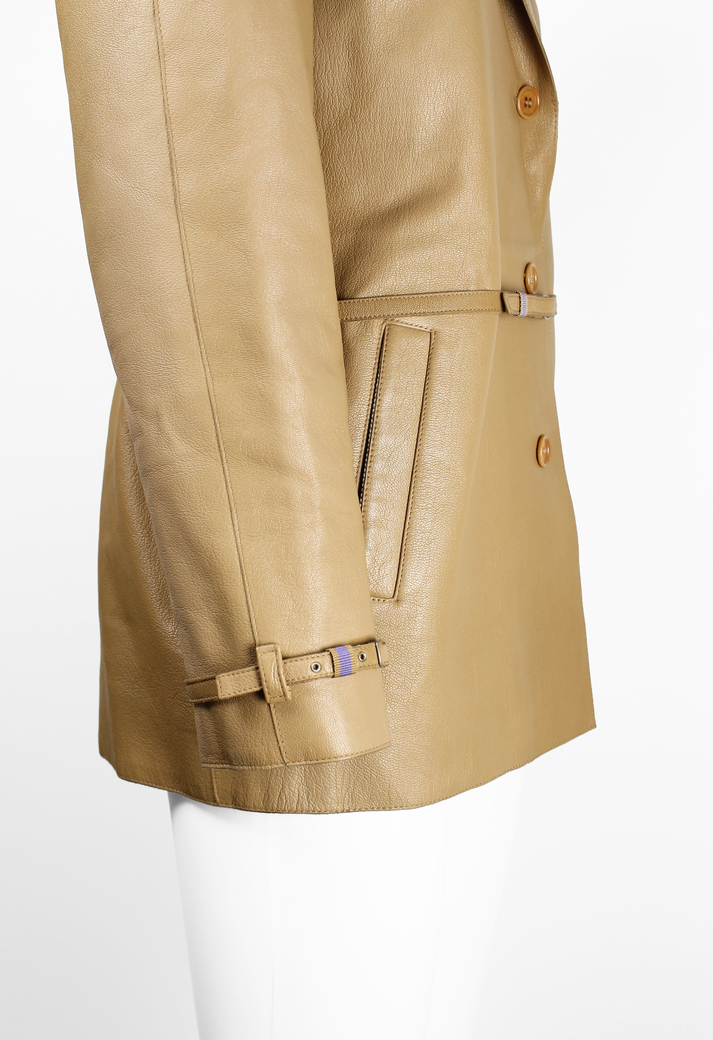 MIU MIU FW 1999 BELTED LEATHER JACKET