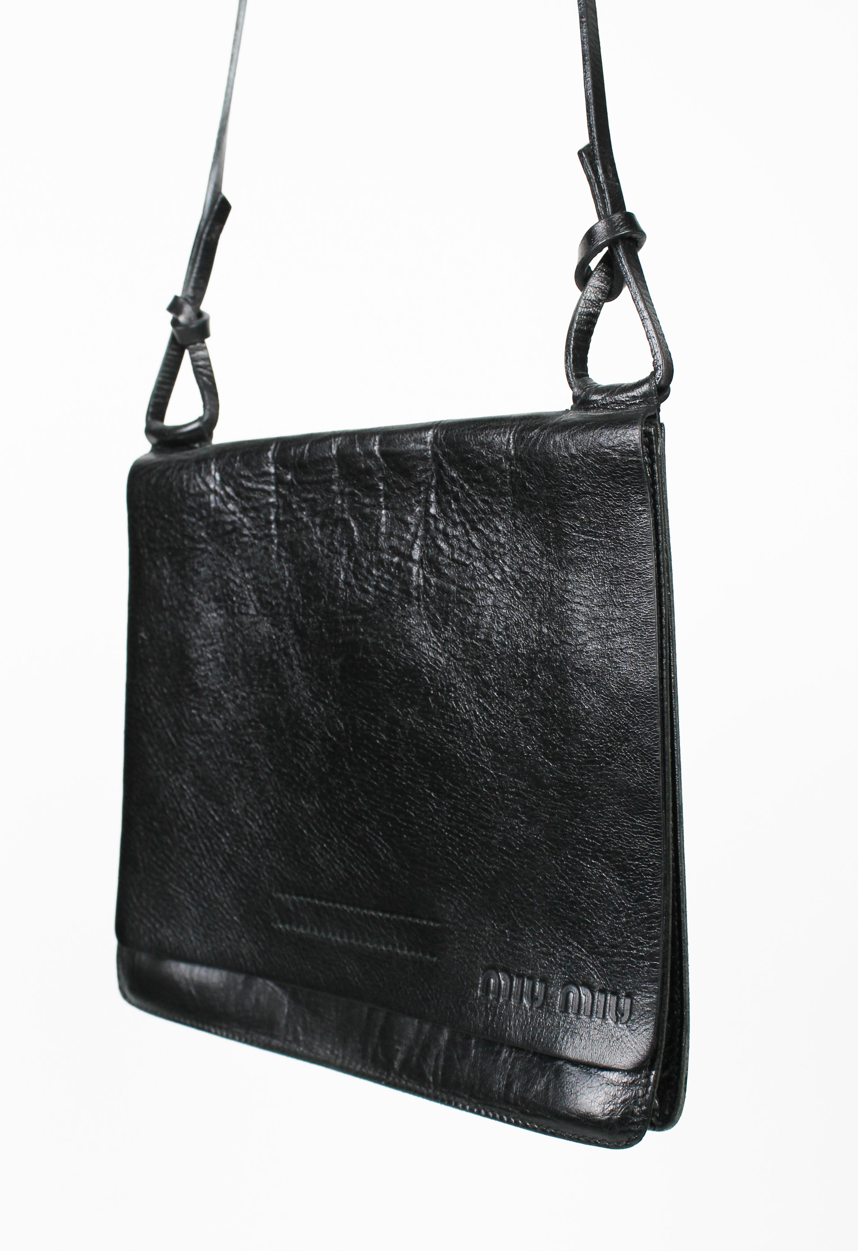 MIU MIU FW 1999 LEATHER CROSSBODY BAG