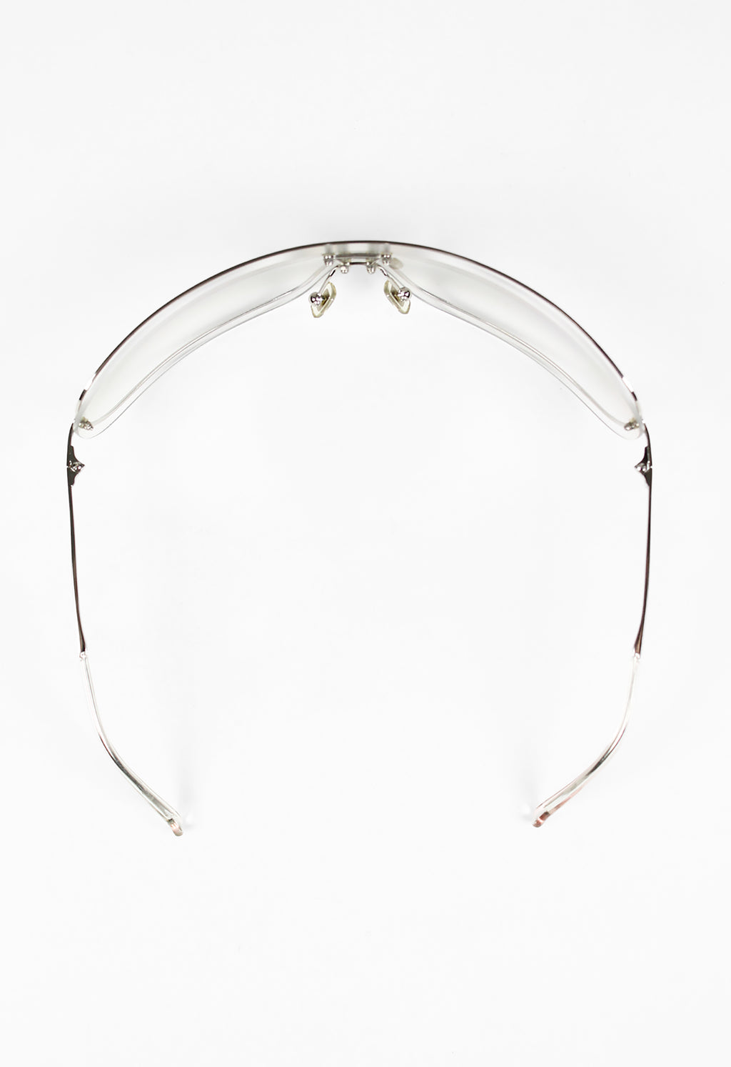 MIU MIU FW 2002 CLEAR LAYERED SHIELD SUNGLASSES
