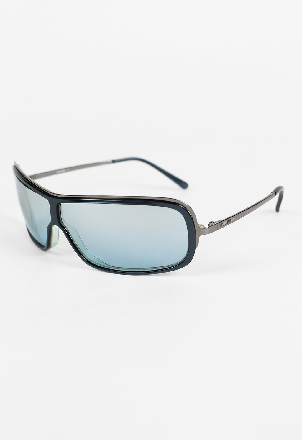 MIU MIU FW 2002 LAYERED SHIELD SUNGLASSES