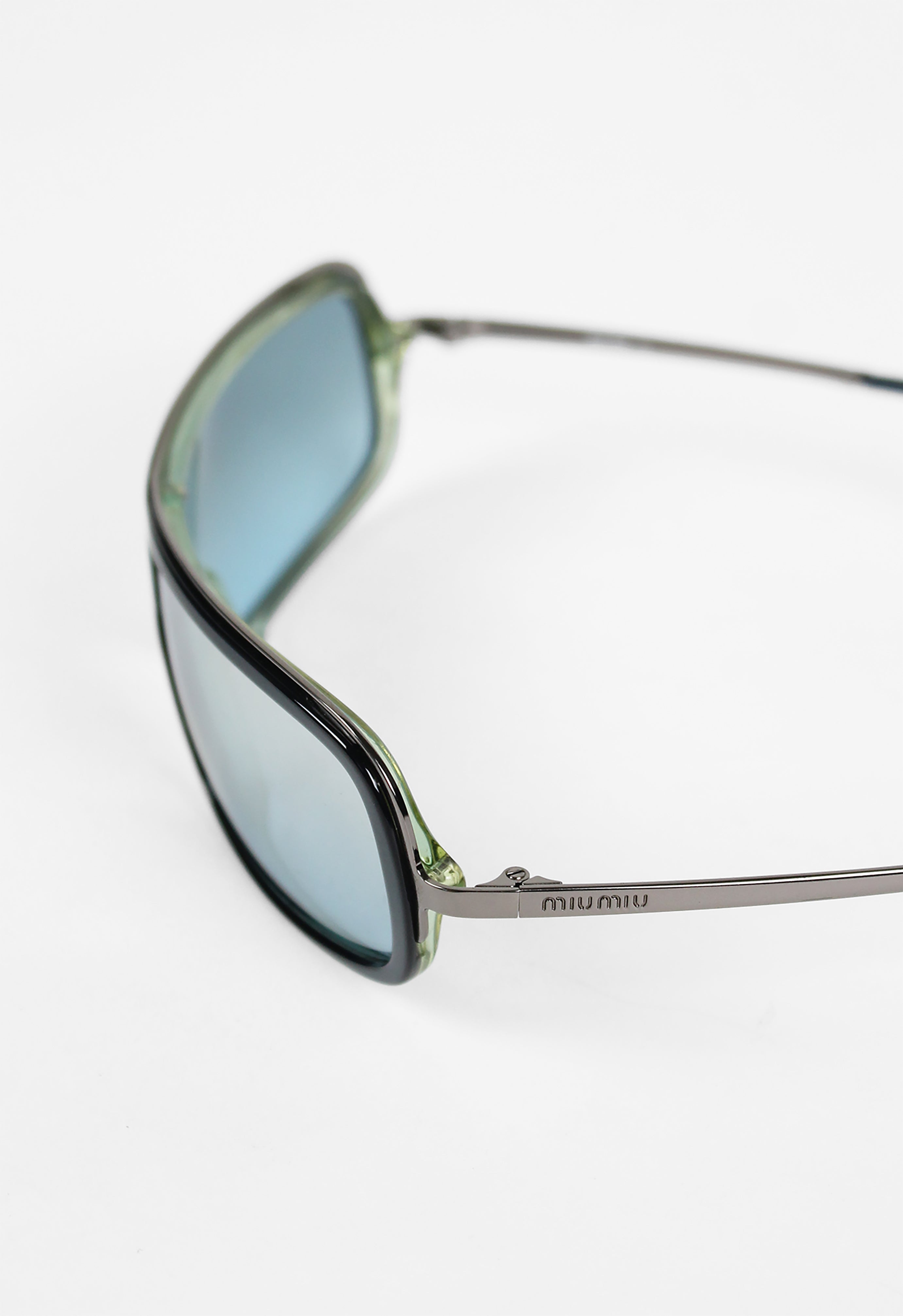 MIU MIU FW 2002 LAYERED SHIELD SUNGLASSES