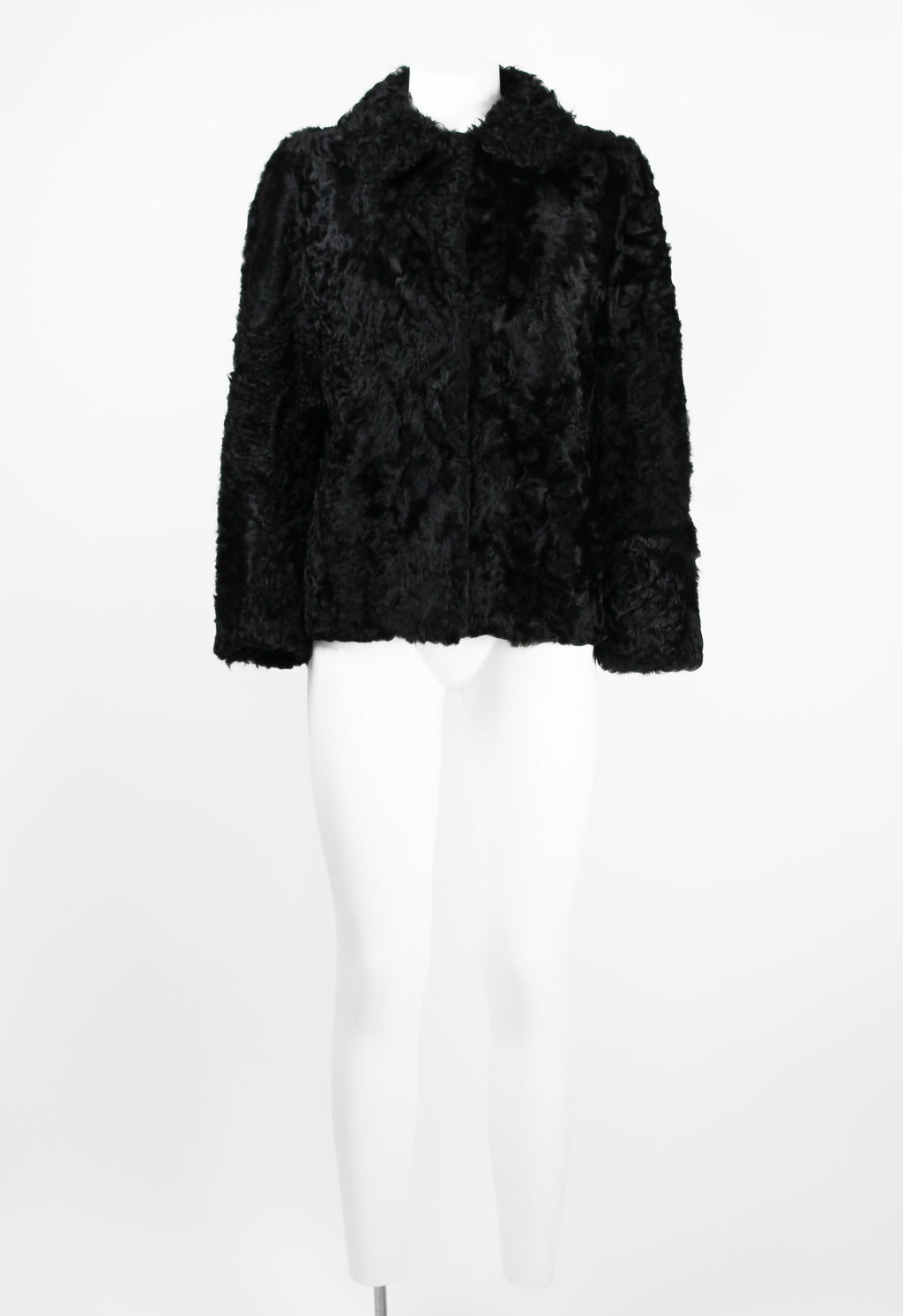 MIU MIU FW 2005 BLACK FUR JACKET