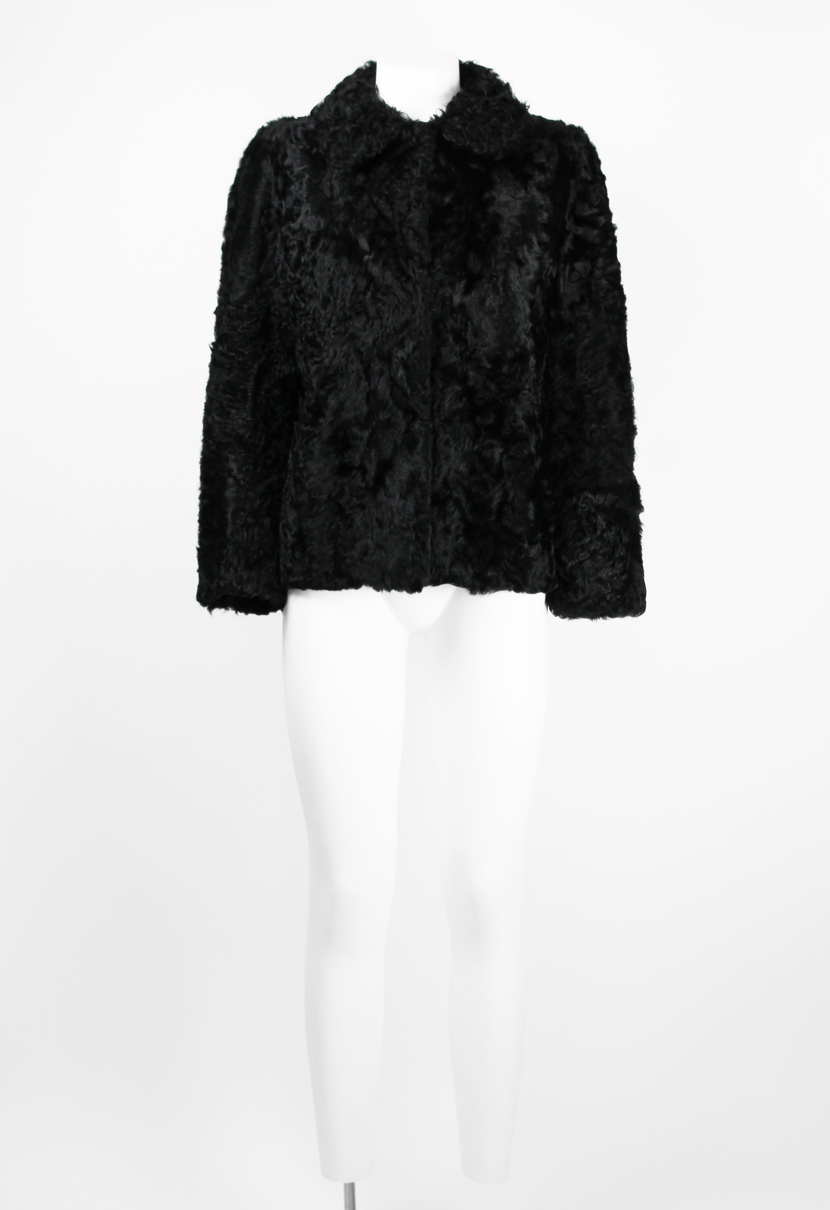 MIU MIU FW 2005 BLACK FUR JACKET