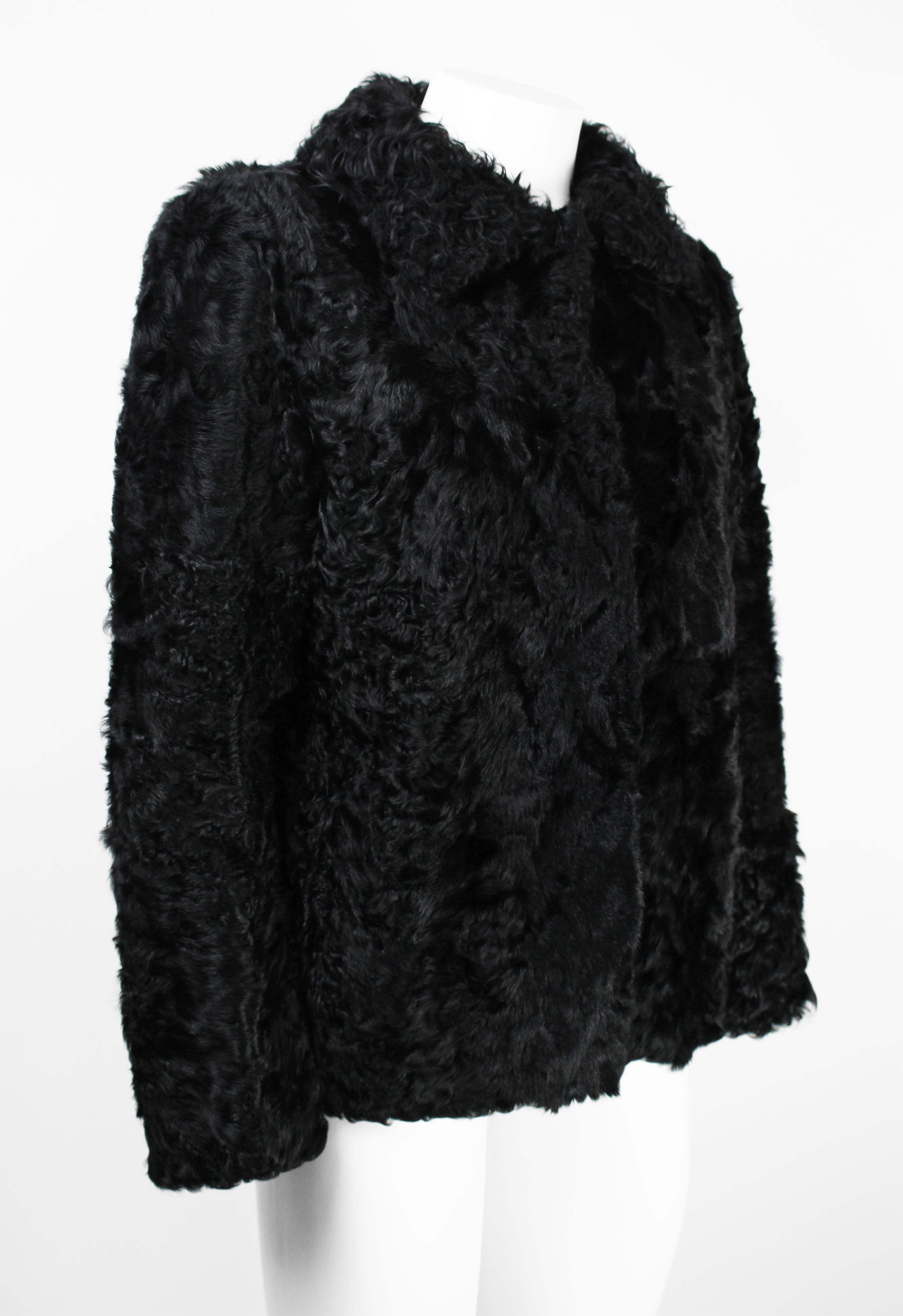MIU MIU FW 2005 BLACK FUR JACKET