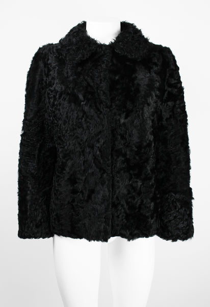 MIU MIU FW 2005 BLACK FUR JACKET