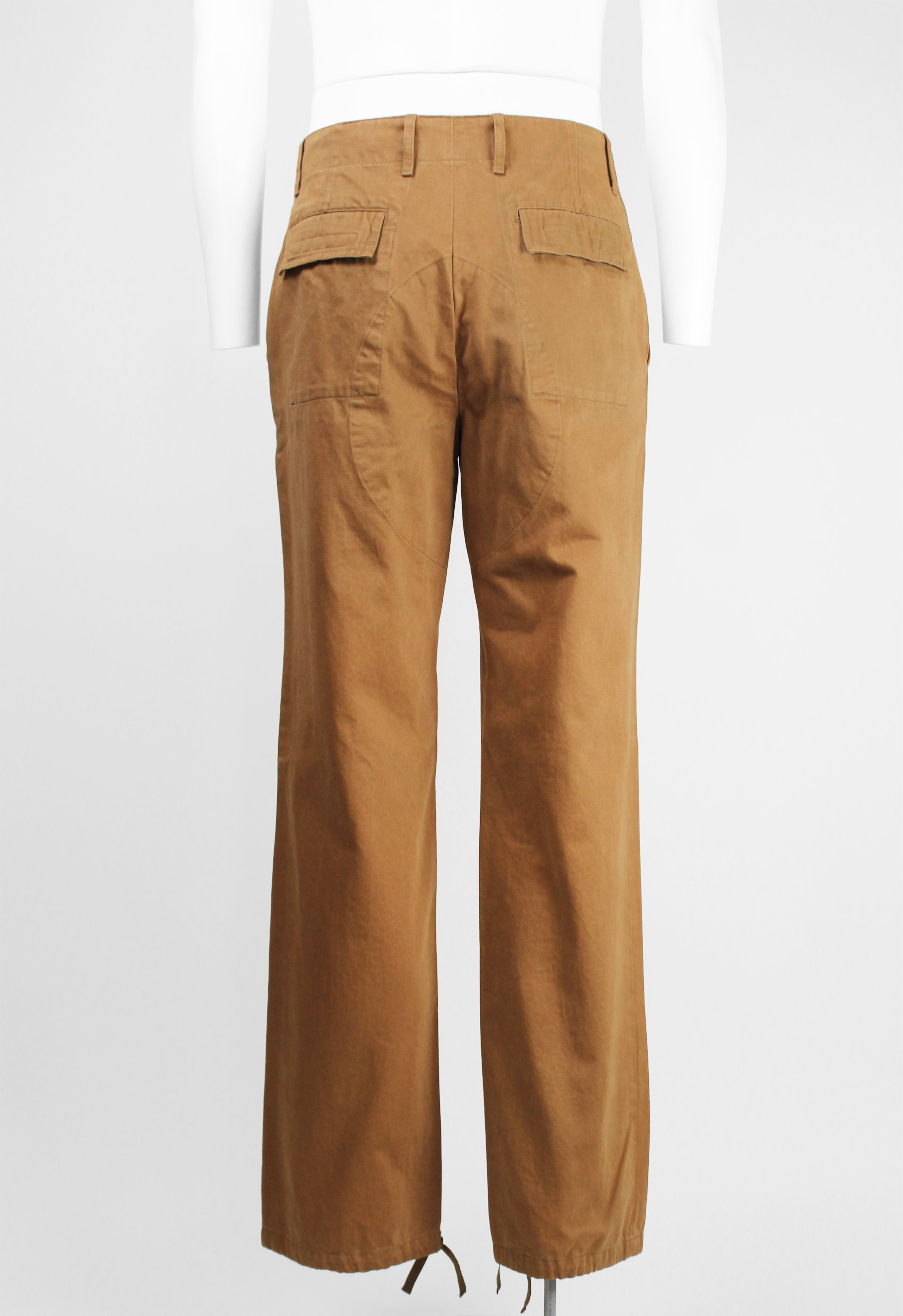 MIU MIU FW 2001 HEAVY COTTON TROUSERS